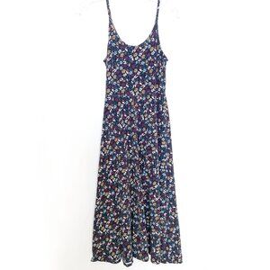 Who What Wear spaghetti strap, floral, maxi dress size XS